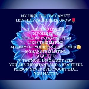 🖤🌹FIRST EVER FOLLOW GAME🌹🖤